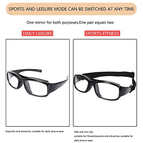Soogree Sport Goggles Glasses Squash & Racquetball Goggles Basketball Glasses Adjustable Strap Resistant Impact #TOP2