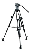 Longitud plegado: 870 mm Tripode Profesional E-Image 7050-AA - Cabeza Fluida