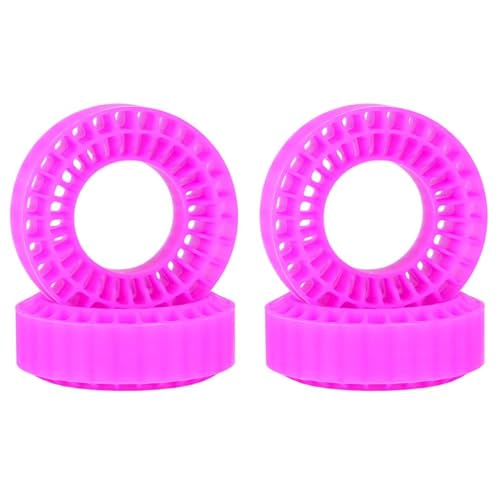 RC Car Accessories for TRX4M for SCX24 for Fcx24 Ax24 Enduro24 1/18 1/24 1.0 Tires Silicone Rubber Lnsert Foam for Fit 55 * 20mm Rc Crawler Car Upgrade Part(Purple)