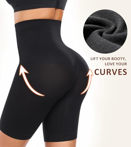 DotVol Women's Shapewear High Waisted Tummy Control Body Shaper Shorts Butt Lifting Underwear3