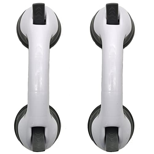Bluedreamer Suction Grab Bar, Portable Bathroom Suction Shower Suction Handle Bar Suction Grip Bar Bathtub Handle With Strong Hold Suction Cup For Bathroom/Shower/Bathtub, Set Of 2 #TOP3