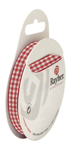 Nastro A Scacchi Rosso E Bianco - 1,5 Cm X 45 M Per Regali, Artigianato E Decorazioni - Foto 12