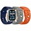 Midnight Blue + Orange + Stone
