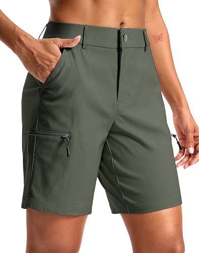Women's 7"/9" Hiking Golf Quick Dry Cargo Shorts Lightweight with Pockets