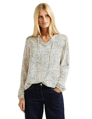 CECIL Damen B344162 Tunika Bluse, Milky beige,L