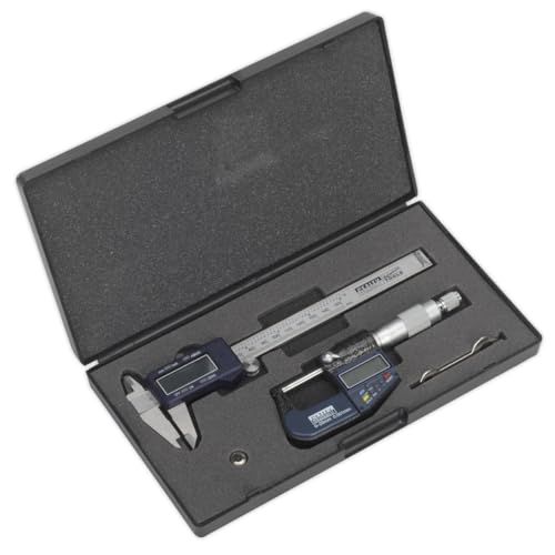 Ensemble de mesure digital Sealey Ak9637d avec grand écran LCD haute précision - 2