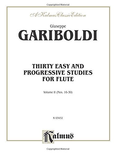  [(Thirty Easy and Progressive Studies, Vol 2: Nos. 16-30 * * )] [Author: Giuseppe Gariboldi] [Mar-1985]