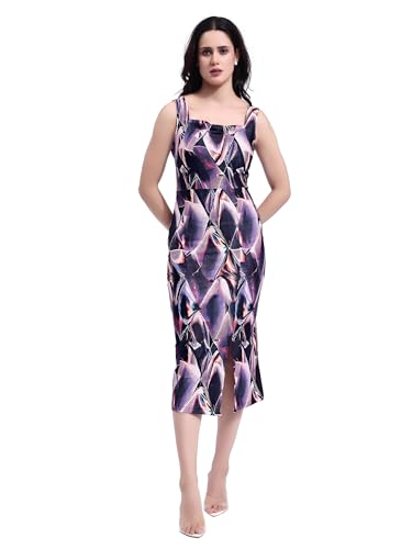 Image of PURVAJA Women's Bodycon Midi Dress