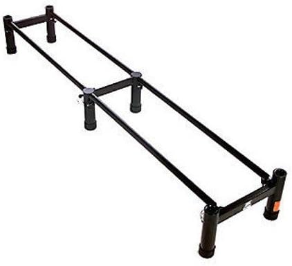 AeroPilates Medium Reformer Stand - Elevates & Enables Easy On/Off & Position Changes - Heavy-Duty Steel - Grey - Neutral
