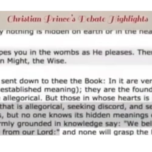 A lady challenges Christian Prince with a rational question but ends up getting schooled_