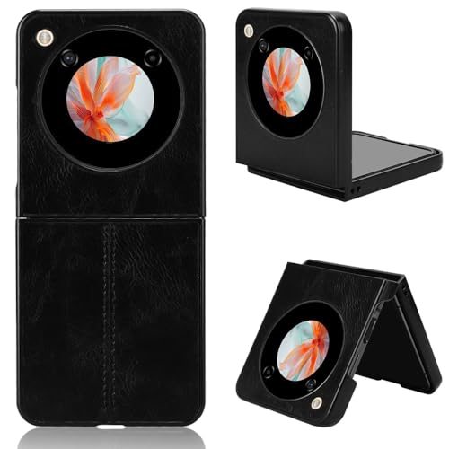 Housse ZTE Nubia étui à rabat rétro en cuir noir de haute qualité pour Libero Flip A304ZT