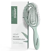 Amazon | AIMIKE Hemp-Relax デタングリングブラシ もつれ解消