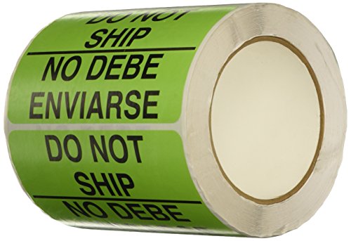 Image of TapeCase inchDo Not Ship /No Debe Enviarse - 500 per Pack (1 Pack)
