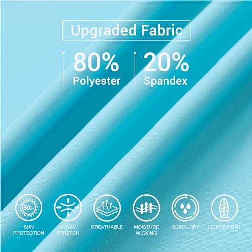 Image of HUGE SPORTS Men's Rash Guard Long Sleeves UPF 50+ UV Sun Protection Quick Drying Splice Compression Swim Shirts