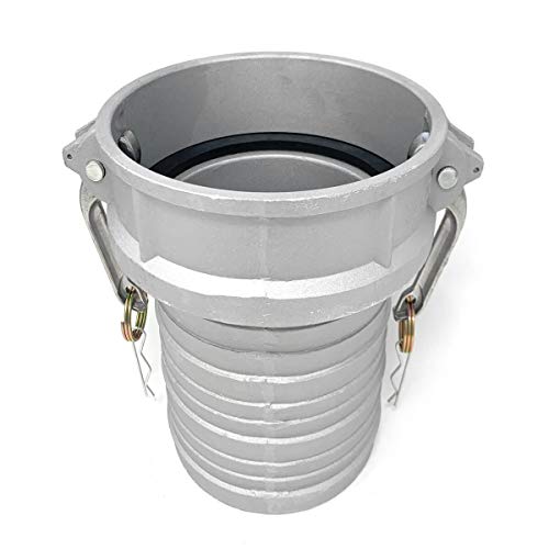 Gloxco Aluminum Type C Cam and Groove Hose Fitting, 6