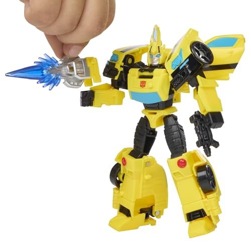 Transformers Prime Changers Bumblebee Action Figure, Changes from Robot Toy to Car Toy, Ages 6+ - image 4