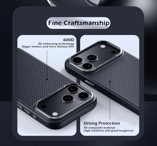 Coque iPhone 17 Air souple et rigide anti rayure dos aramide noir
