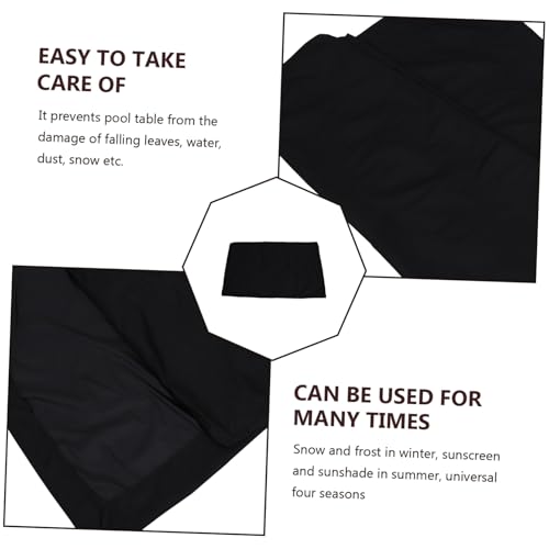 Funda protectora de mesa de billar portátil para evitar daños e impactos 6