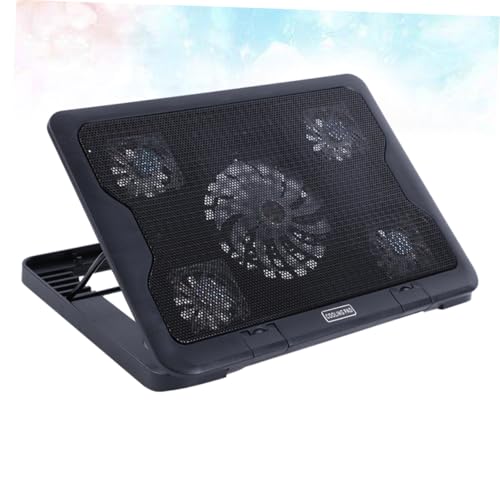 Base de enfriamiento VILLCASE para laptop con 5 ventiladores USB miniatura 5