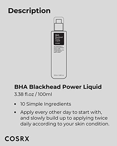 COSRX BHA 4% Blackhead+Niacinamide 2% Exfoliant Toner 3.38 fl.oz / 100ml, Korean Toner, Pore Minimizer for Enlarged Pores, For All Skin Types, Korean Skincare, Not Tested on Animals, Paraben Free - Image 6