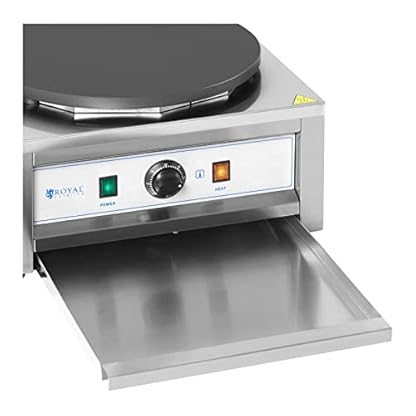 Royal Catering RC-CMS01 Crêpesmaker 400 mm 3.000 W Crepeseisen Crepe Maschine Crepesplatte – Bild 4