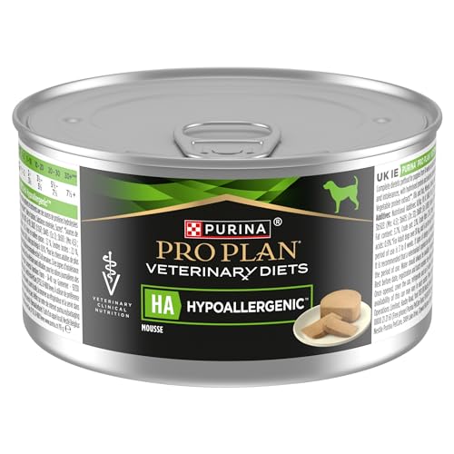 PRO PLAN VETERINARY DIETS HA Hypoallergenic Mousse Wet Dog Food 195g (Pack of 24)