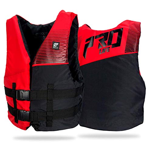 Colete Salva Vidas Homologado Marinha Prolife N1 (Vermelho)