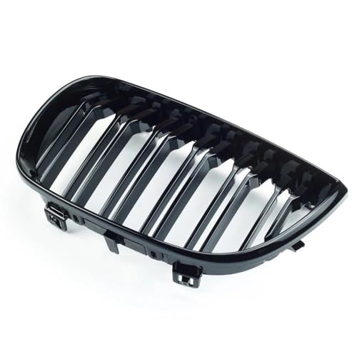 Parrillas delanteras tipo riñón E81 E87 rejilla frontal ABS para modelos 2004-2007 5