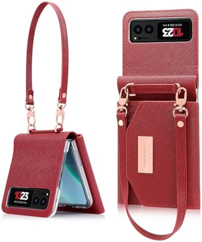 COQUE Custodia A Portafoglio Per Motorola Moto E20 - Pelle E TPU, Con Slot Per Schede, Chiusura Magnetica, Rosa