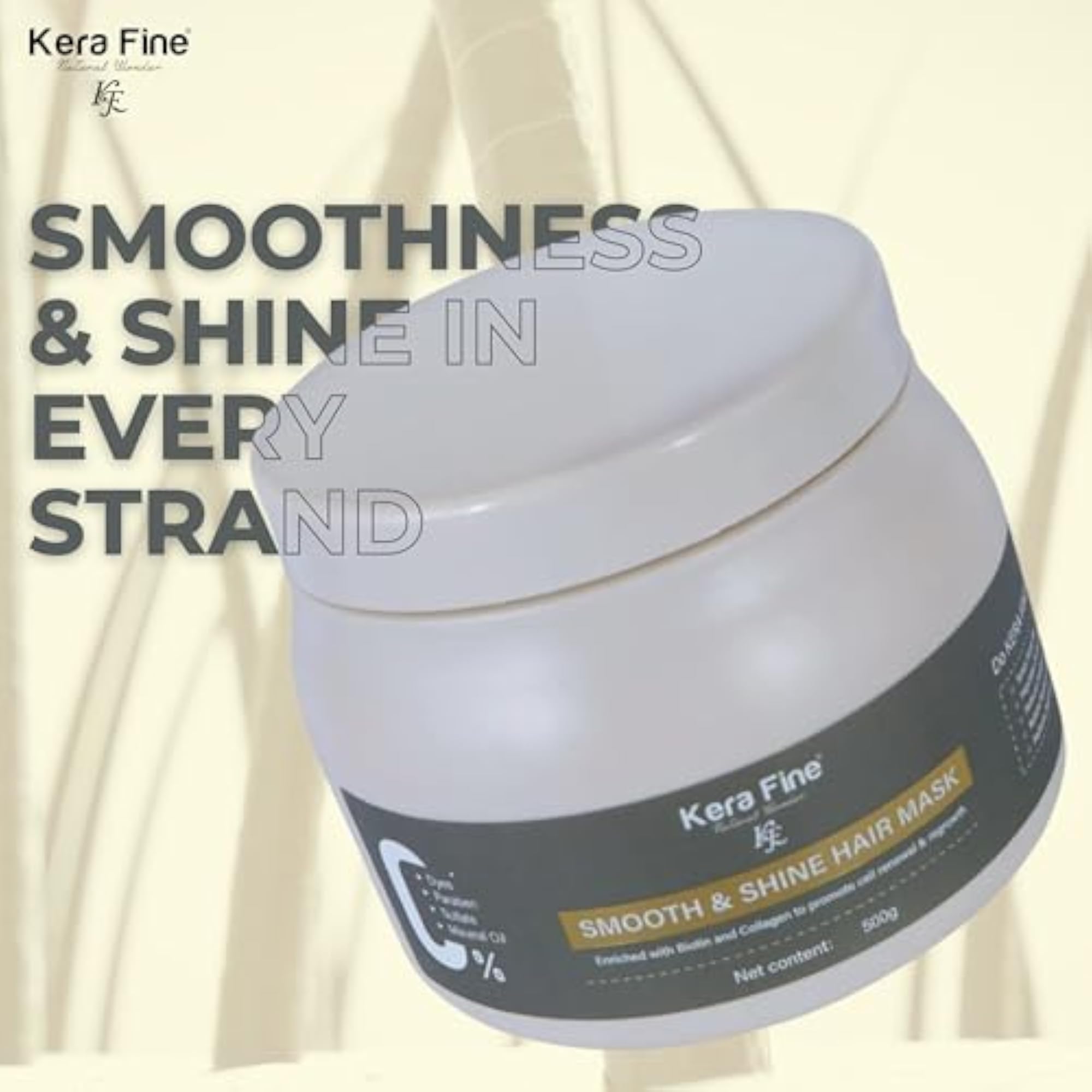 Smooth & Shine Hair Mask, Nourishing Treatment