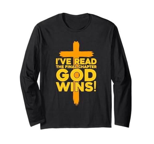 �uI 've Read the Final Chapter God Wins Wins Christian Cross Faith�v ����T�V���c
