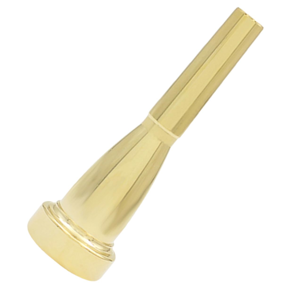 HEMOTON Metal Trumpet Mouthpiece Precision Tone Comfortable Replacement Part for Trumpets Gold