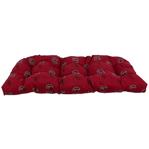 Image of College Covers Everything Comfy South Carolina Gamecocks Indoor Outdoor Settee Loveseat Bench Cushions