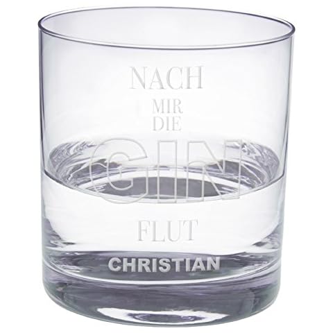 Geschenke 24 Ginglas mit graviertem Spruch : Leonardo Gin-Glas mit Personalisierung/DREI originelle Varianten Geschenkidee für sie und ihn - Whiskeyglas Cover