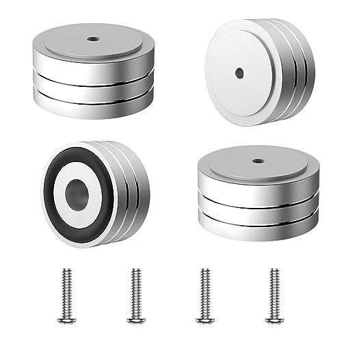 Pies de altavoz de plata amortiguadores de resonancia para dispositivos HiFi