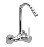 ATCO® Wandarmatur ORCA Küchenarmatur Armatur Spültischarmatur Auslauf Wasserhahn Küche Spültisch Wandmontage EHM chrom Gastronomie Klinik