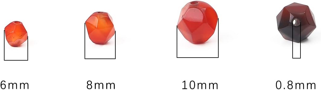 Faceted Natural Dream Agate Stone Round Beads 8mm 36cm/Strand for Jewelry Making - Image 2