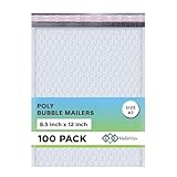 White Poly Bubble Mailers...