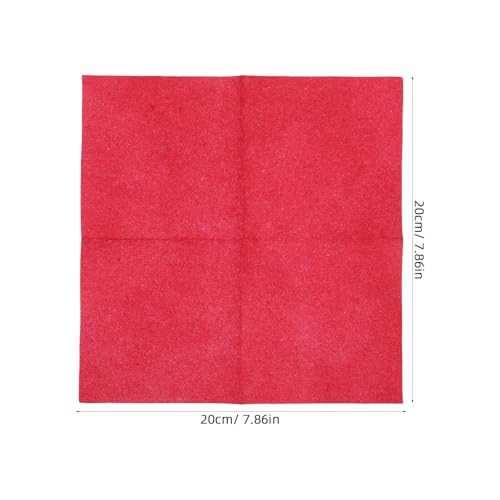 Servilletas de papel rojo desechables: 150 unidades ligeras y cómodas para tus eventos 7