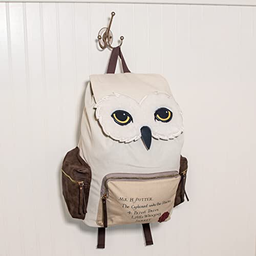 Image of Bioworld Harry Potter Backpack Hedwig Owl Hogwarts Letter Laptop Rucksack
