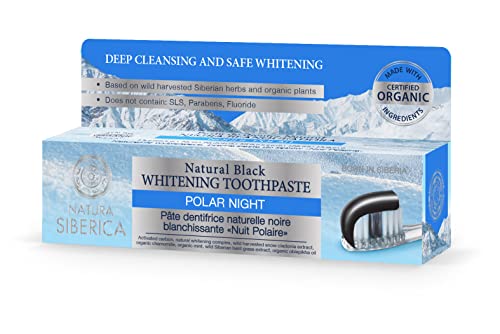 Natura Siberica - Pâte Dentifrice Noire Blanchissante Naturel Nuit polaire - 100g Cover