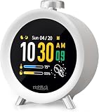 MOMILLA Alarm Clocks for Bedrooms, 2.8' Color Display, 7-Day Programmable 4...