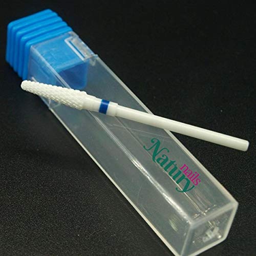 Natury Nails Ceramic Drill Bit for Nail Drill Bits Manicure Pedicure Nail Polish Acrylic Gel Nail File Blue Medium Grit - Image 4