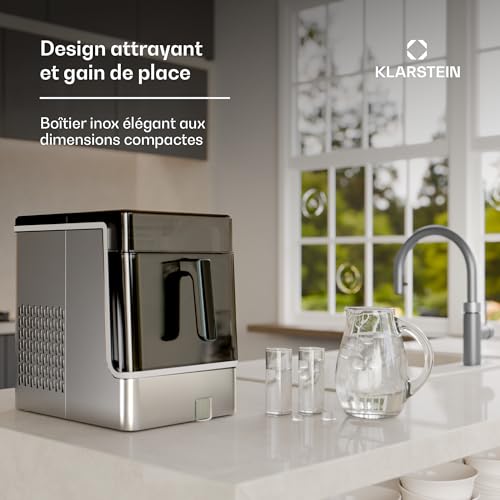 Machine à glaçons en acier inoxydable au design moderne et durable - 4