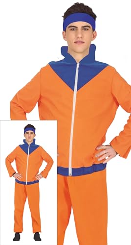 FIESTAS GUIRCA Disfraz de Ninja Naranja Clásico para Adolescente