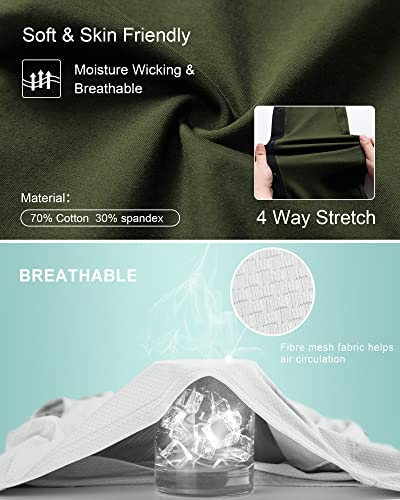 Chrisuno Breakaway Pants For Men Mens Side Snap Down Leg Men's Sweatpants Tear Away Basketball Athletic Workout Running Casual Loose Jogger With Pockets Army Green L #TOP5