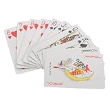 UPKOCH Braille Spielkarten Groß Taktile Kartenspiele Mit Braille Beschriftung Blindenfreundlich Praktische Größe Kartenspiel Für Sehbehinderte Erwachsene Und Kinder Barrierefrei Vielseitig Einsetzbar