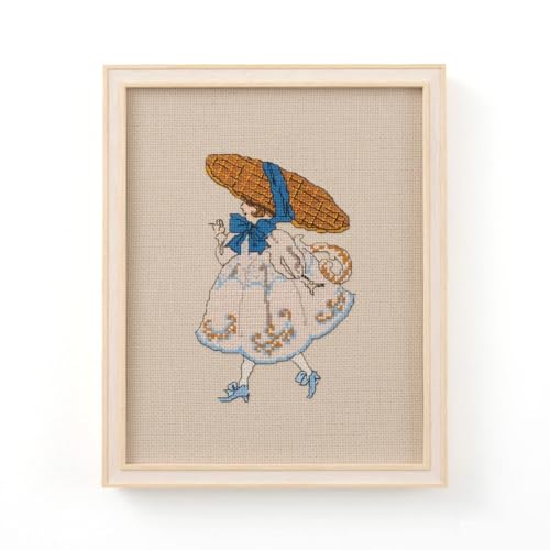 くらはしれい クロスステッチキット ワッフル CF916103 刺繍 Kurahashi Rei クロスステッチ 手作り クラフト テキスト 人気イラストレーター 絵本作家のサムネイル