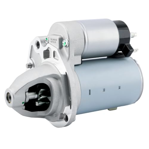 Image of 19616 New Starter Compatible with 2011-2017 Chrysler 200, 11-16 Town Country V6 3.6L, for 11-14 Dodge Avenger, 11-20 Grand Caravan, 11-19 Journey, 2014 Jeep Cherokee, RAM CV ProMaster 1500 2500 3500