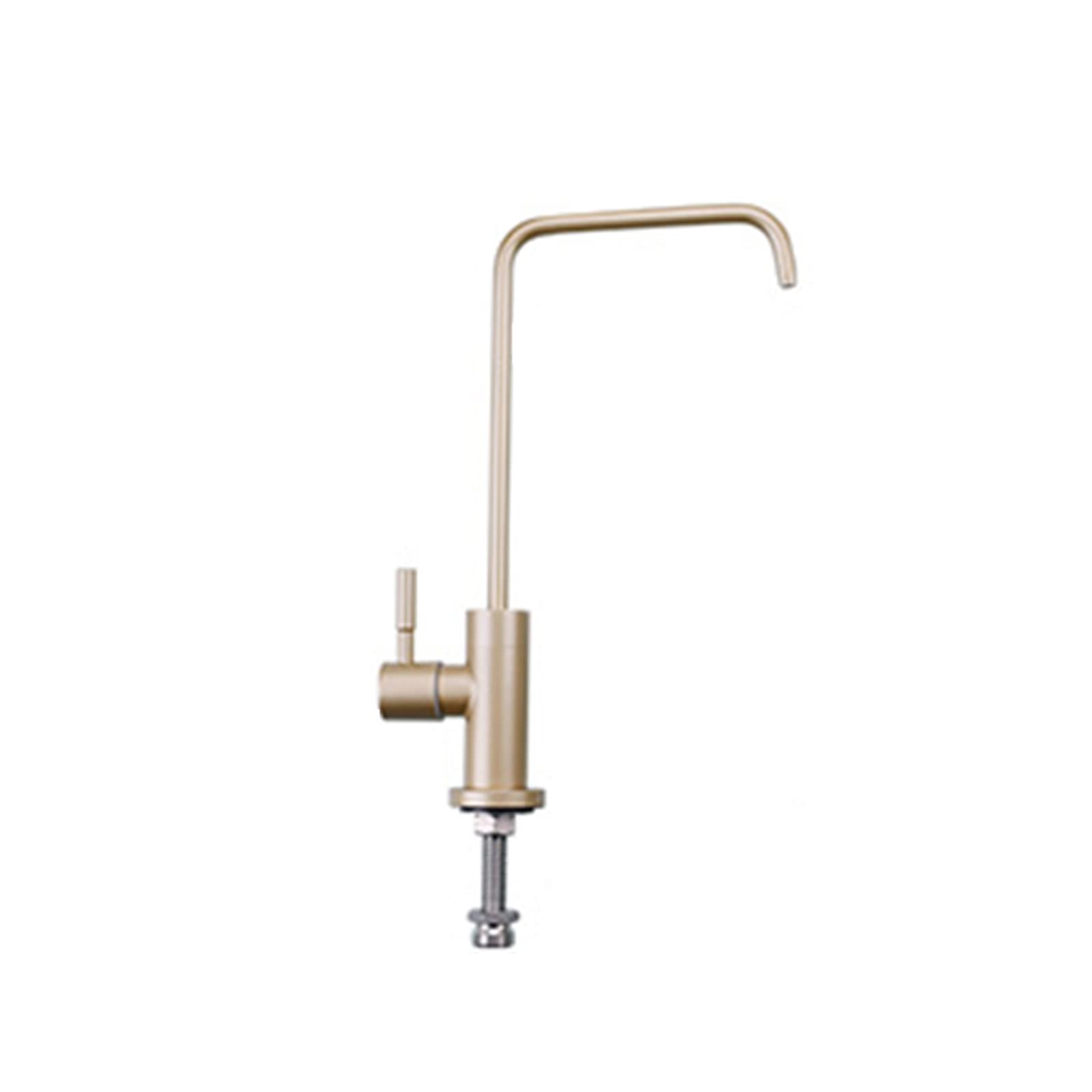Kitchen Faucets, Reverse Osmosis Faucet Single Cold Stainless Steel Water Filter Faucet Faucet for Kitchen Sink,Champagne Gold A (Champagne Gold B A)